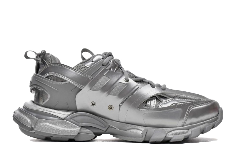 Balenciaga Track.2 Bright Silver Reps Open Sneaker (2)