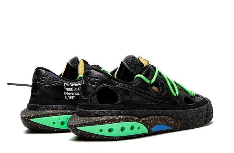 Off-White x Blazer Low Black Electro Green Reps (3)