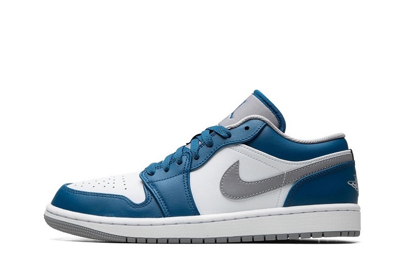 Air Jordan 1 Low True Blue Reps (1)