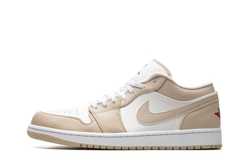 Air Jordan 1 Low SE Heavy Tan Leather Reps (1)