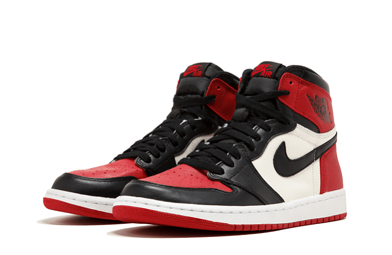 Air Jordan 1 Retro High OG Bred Toe Reps (2)