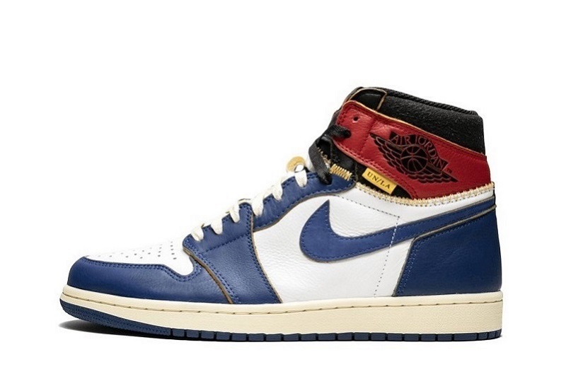 Union Air Jordan 1 Retro High OG NRG Blue Toe Reps (1)