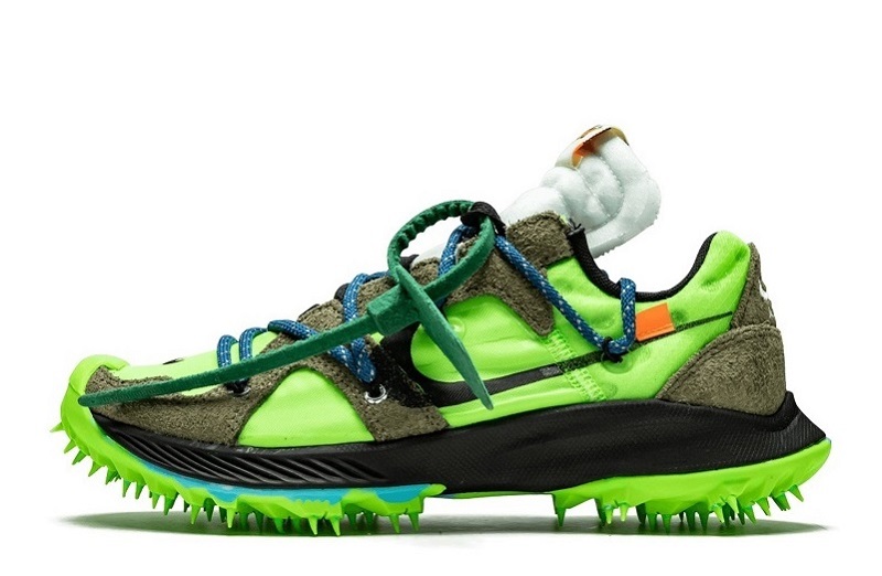 Off White Zoom Terra Kiger 5 Electric Green Reps (1)