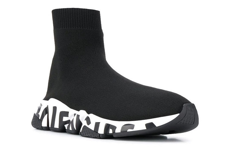 Balenciaga Speed Trainer Graffiti - Black White Reps (2)