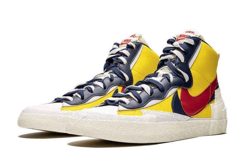 Sacai x Blazer Mid Varsity Maize Reps  (2)