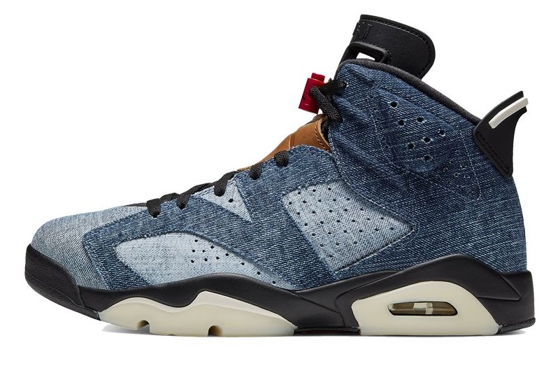 Air Jordan 6 Black Washed Denim Reps  (1)