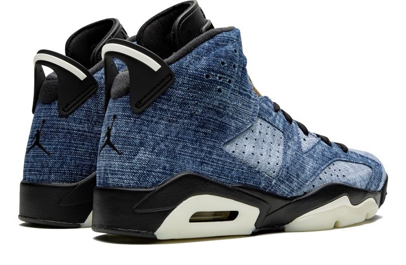 Air Jordan 6 Black Washed Denim Reps  (4)