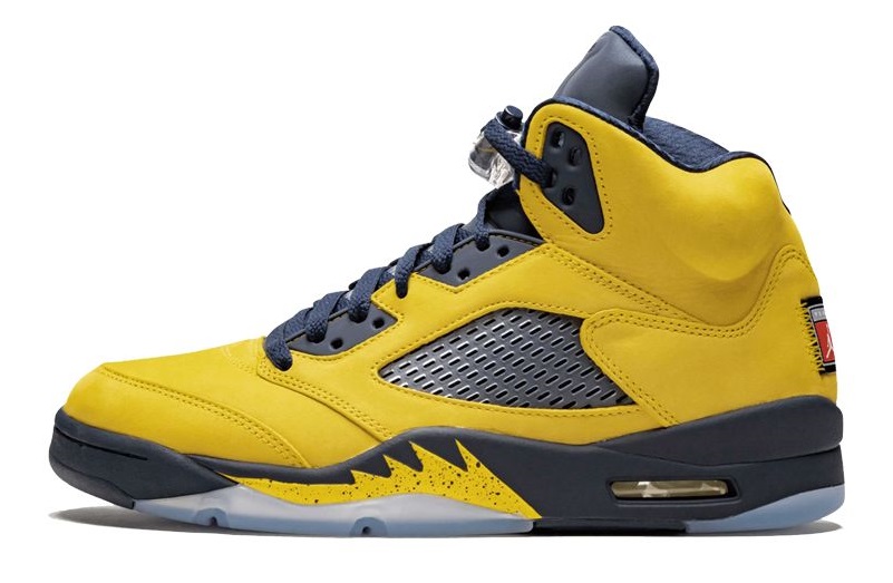 Air Jordan 5 SP Michigan Reps (1)