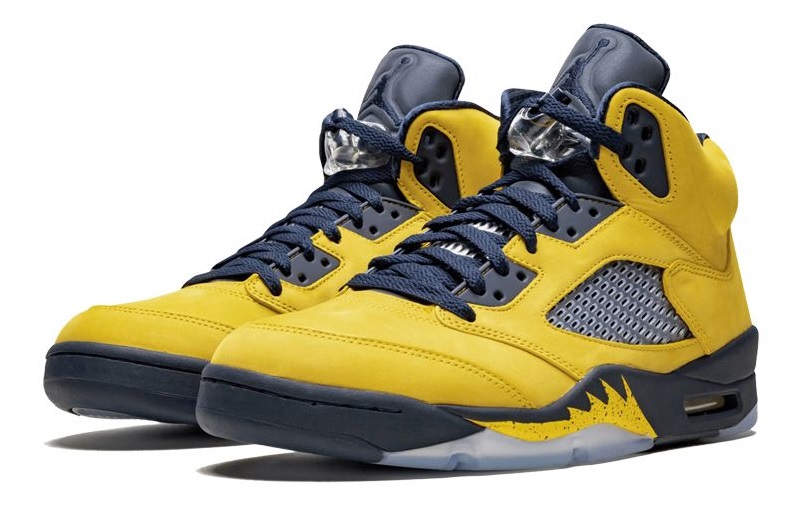 Air Jordan 5 SP Michigan Reps (2)