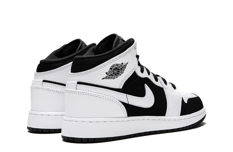 Air Jordan 1 Mid White Black Reps (3)