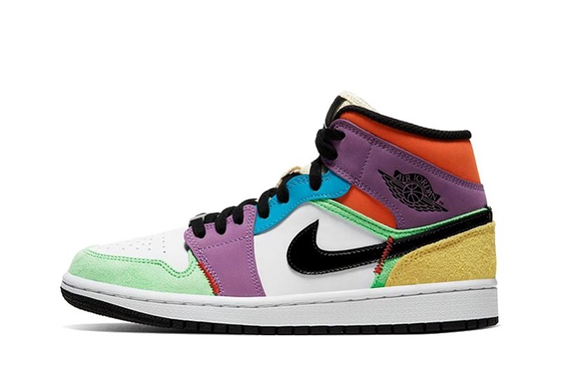 Air Jordan 1 Mid Multicolor Reps (1)