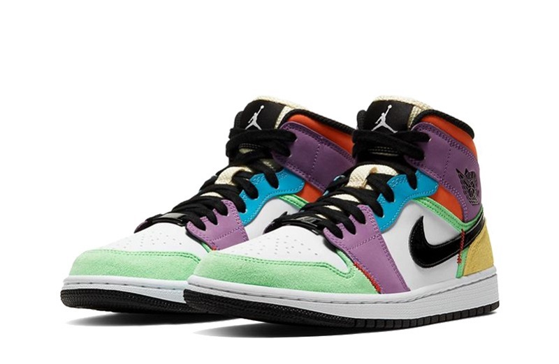 Air Jordan 1 Mid Multicolor Reps (2)