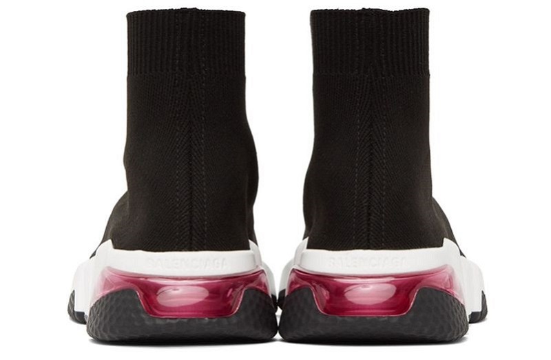 Balenciaga Clear Sole Speed Black & Pink Reps (4)