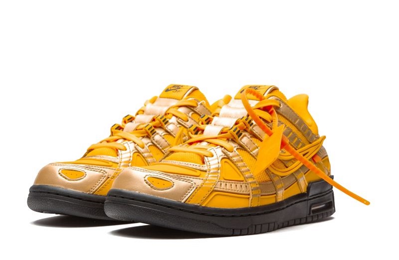 Off-White x Air Rubber Dunk University Gold Reps (2)