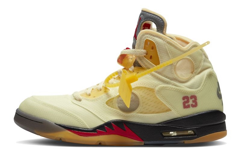 Off-White x Air Jordan 5 Sail Reps (1)