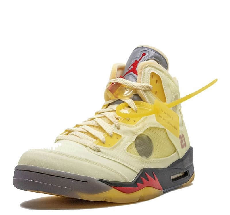 Off-White x Air Jordan 5 Sail Reps (4)