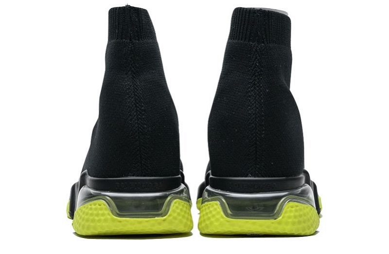 Balenciaga Speed Clear Sole Black/Yellow Fluo Reps (6)