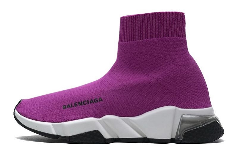 Balenciaga Speed Clear Sole Fuchsia White Reps (2)