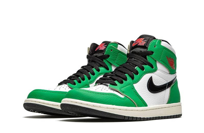 Air Jordan 1 Retro High OG Lucky Green Reps (2)