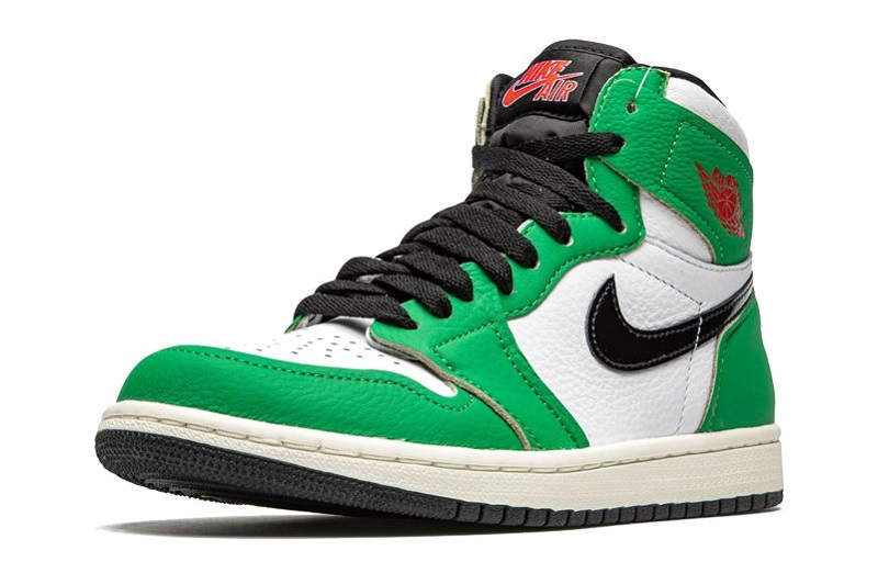 Air Jordan 1 Retro High OG Lucky Green Reps (4)