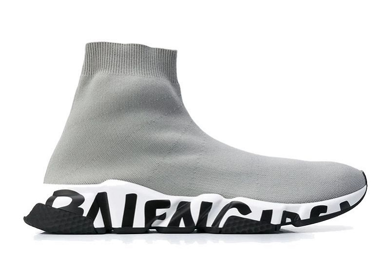 Balenciaga Speed Trainer Graffiti - Grey Reps (1)