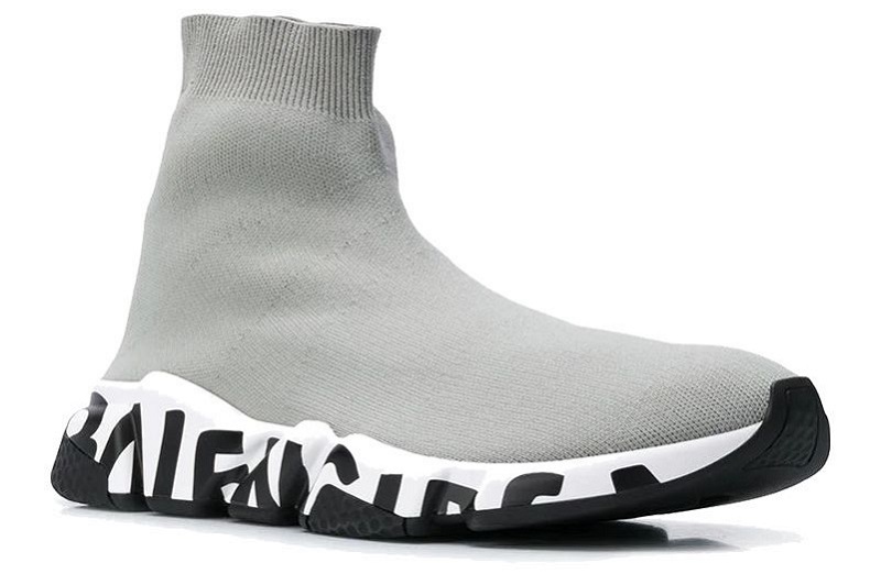 Balenciaga Speed Trainer Graffiti - Grey Reps (2)