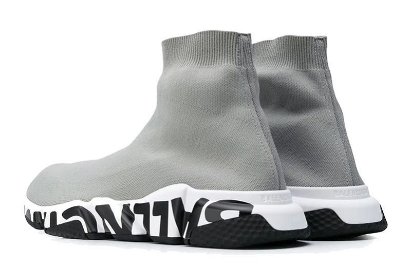 Balenciaga Speed Trainer Graffiti - Grey Reps (3)