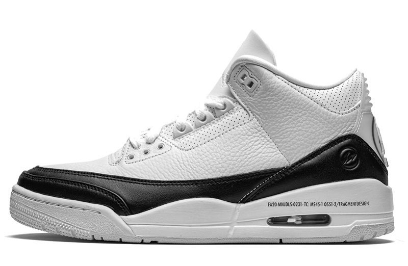 Fragment x Air Jordan 3 White/Black Reps (1)