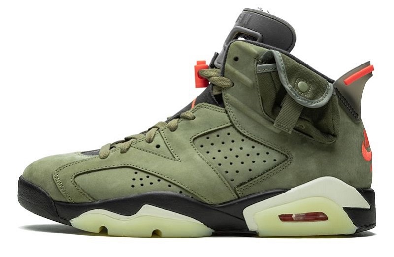 Travis Scott x Air Jordan 6 Medium Olive Reps (1)