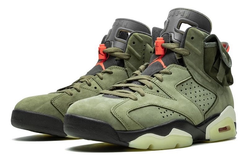 Travis Scott x Air Jordan 6 Medium Olive Reps (2)