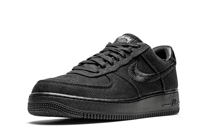 Stussy x Air Force 1 Low Black Reps (4)